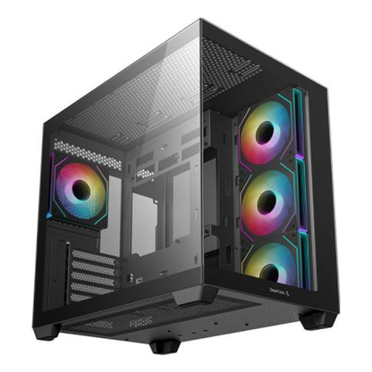 Gabinete Gaming DeepCool CG530 ATX/Micro-ATX ARGB Negro (R-CG530-BKADA4-G-1)
