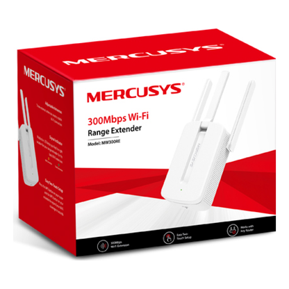 Extensor de Rango Inalámbrico 300MBPS MERCUSYS MW300RE