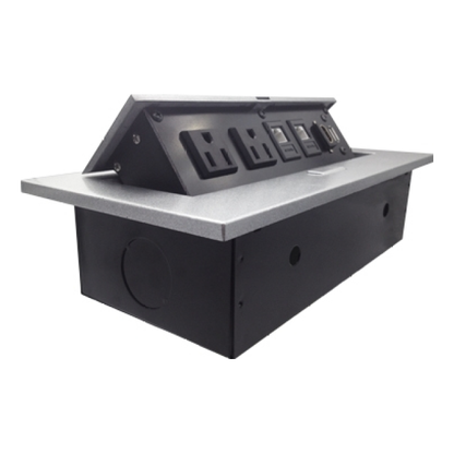 CAJA PARA MESA: HDMI, USB, RJ45 CAT6 BROBOTIX 171224