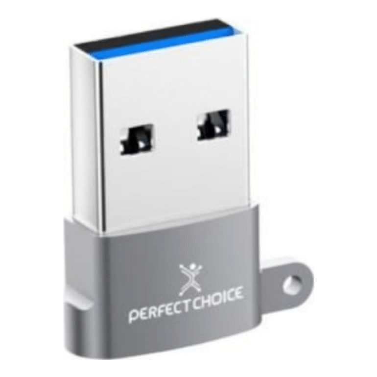 Mini Adaptador de USB A a USB C PERFECT CHOICE PC-101253