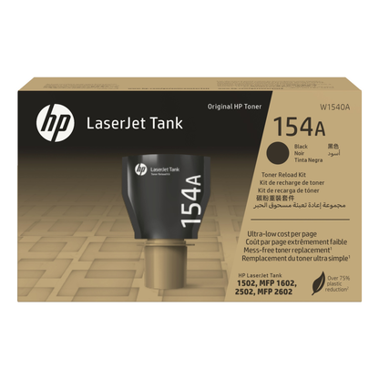 Cartucho Tóner HP Original 154A Negro – Para LaserJet Pro M404, LaserJet Pro M428, LaserJet Pro M454 (W1540A)