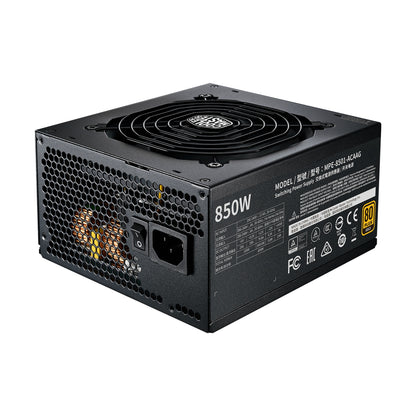 Fuente de Poder Gaming Cooler Master MWE Gold 850 V2 850 W 80 PLUS Gold Totalmente Modular (MPE-8501-AFAAG-U2)