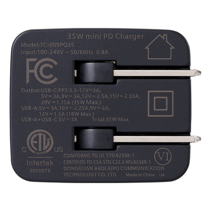 Cargadores ADATA CHARGERU-0352-QCPDBK