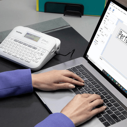 Rotulador Brother Transferencia Térmica USB Teclado QWERTY (PTD410)