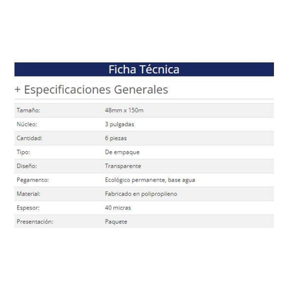 Cinta de empaque Nextep NE-605T