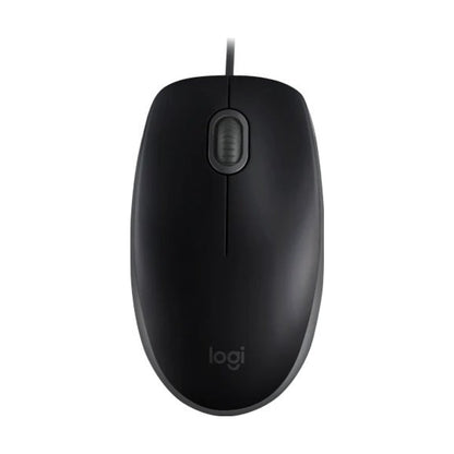 Mouse Logitech M110 USB óptico 1000 DPI 3 botones Negro, Grafito (910-006756)