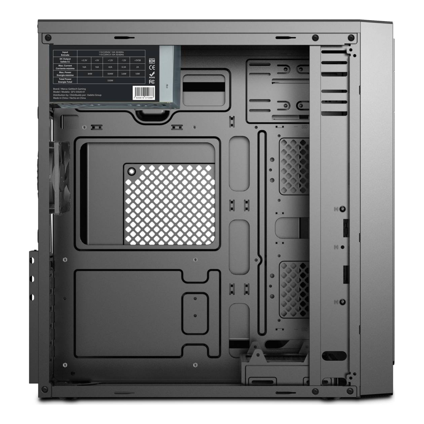 Gabinete  GETTTECH GCM-550AC-01
