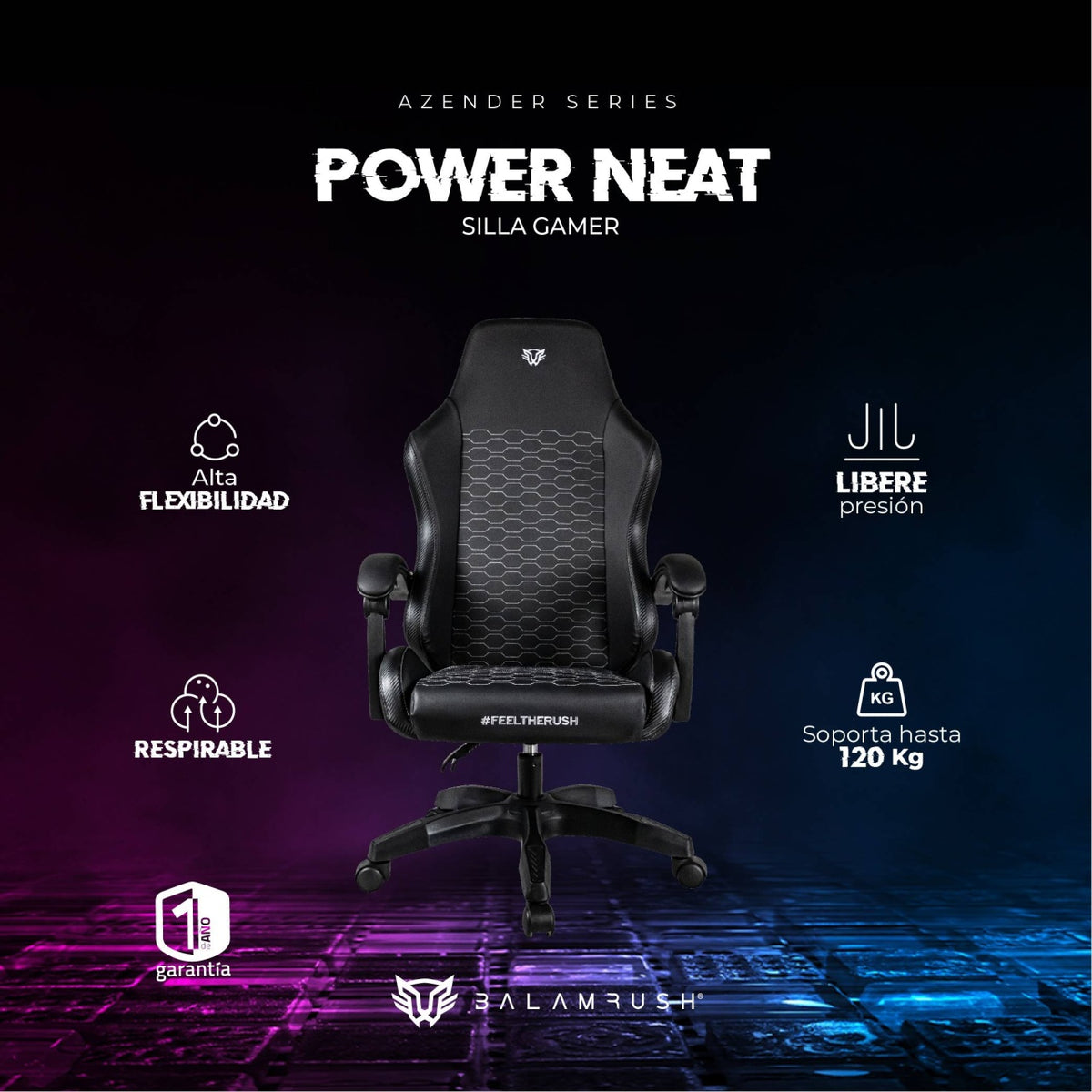 Silla Gaming Balam Rush Power Neat (BR-938181)