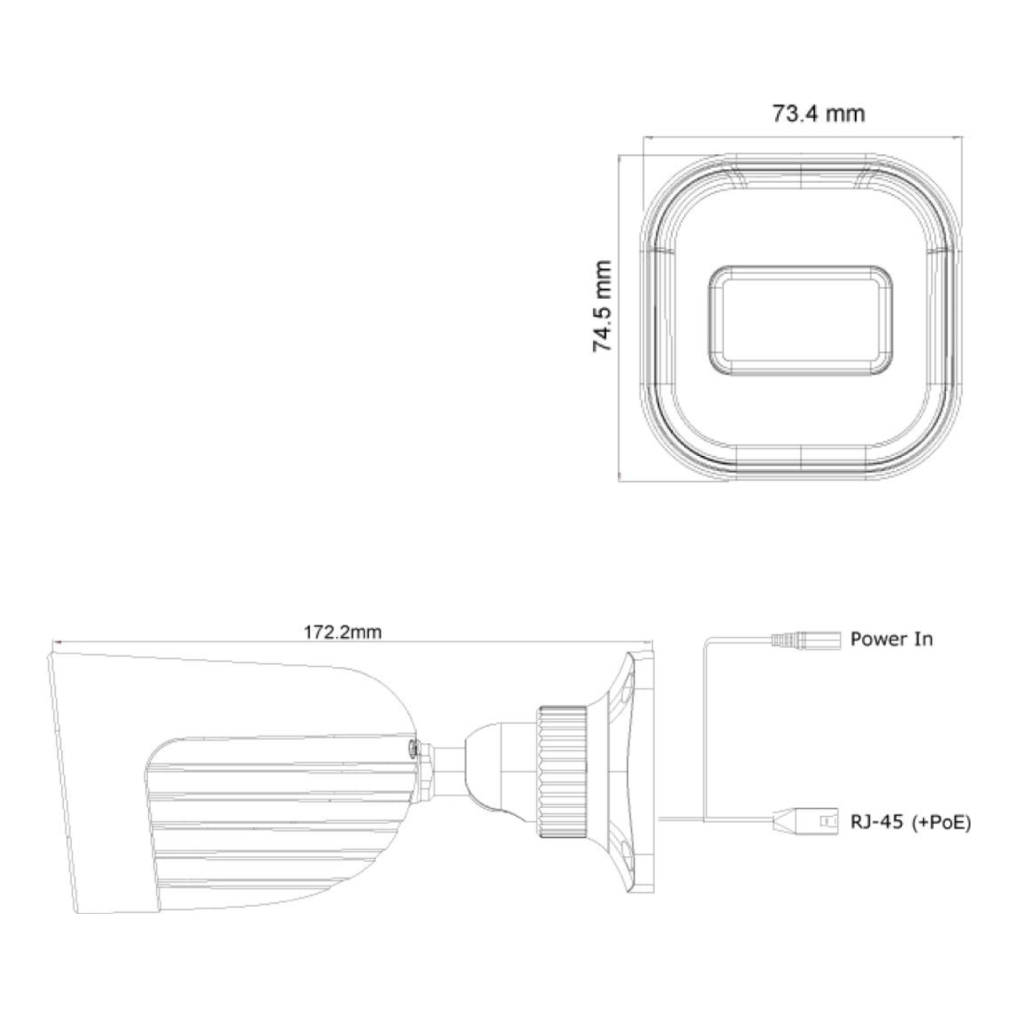 Cámara Bala  PROVISION-ISR I2-320IPBN-36