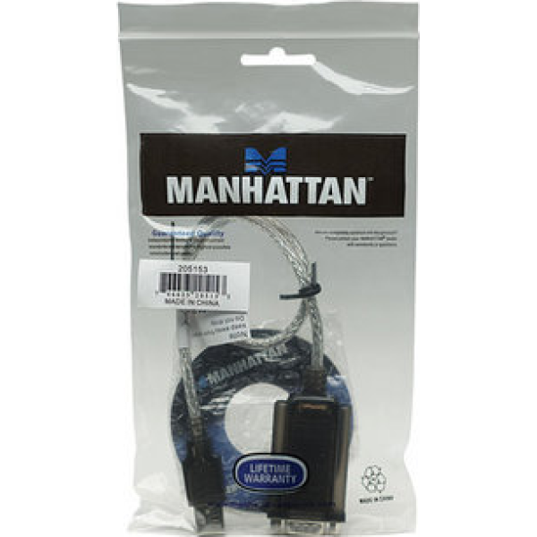 Convertidor de USB a Serial MANHATTAN 205153