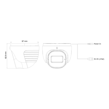 Cámara Domo PROVISION-ISR DI-320IPSN-28-V4