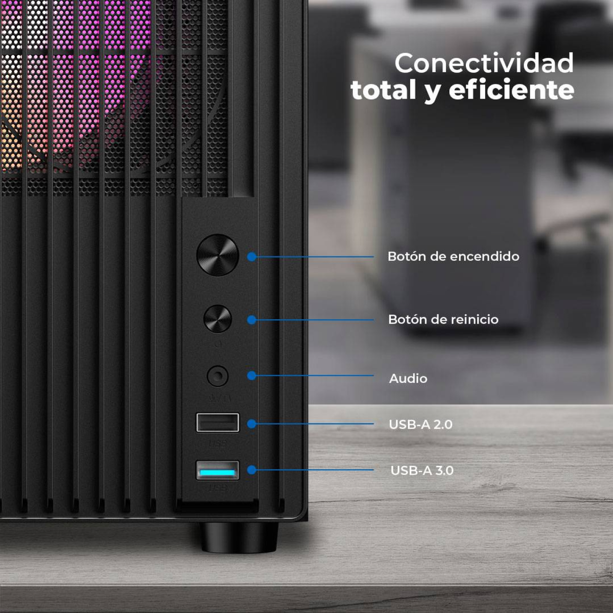 Gabinetes Gaming ACTECK ZYRON GC606