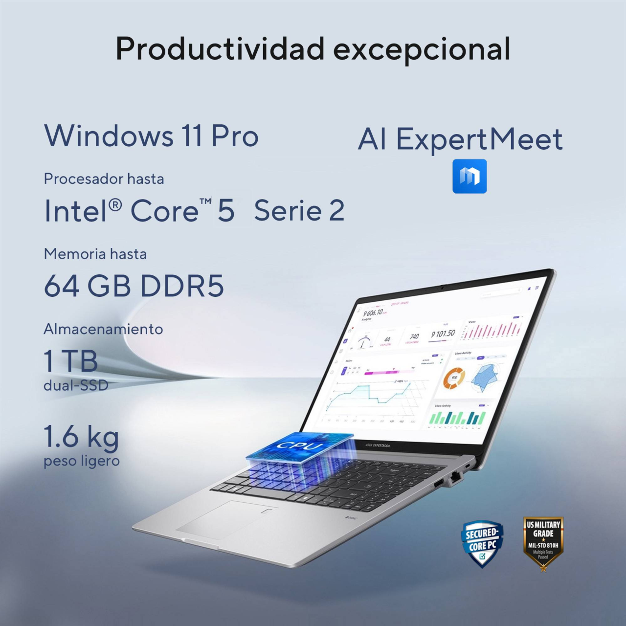 Laptops Asus Business P1503CVA-C516G512-P1