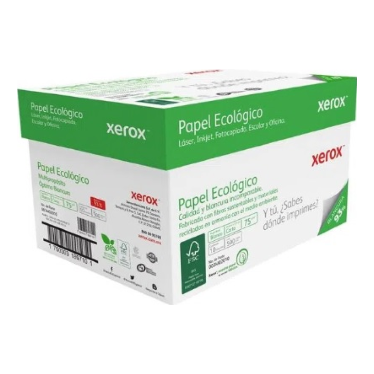 Papel Bond Ecológico Carta XEROX Ecológico