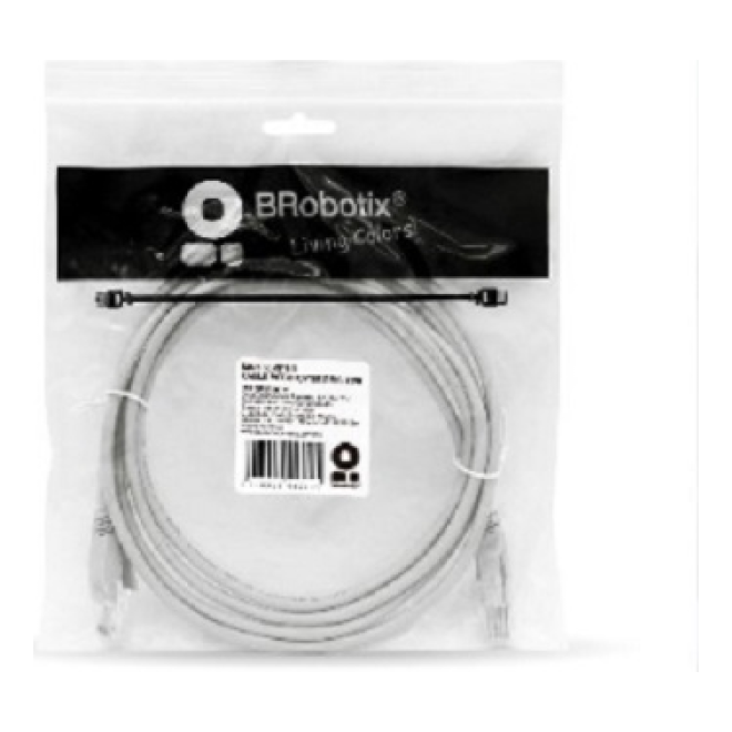 Cable de Red CAT 5E 2m BROBOTIX 497141