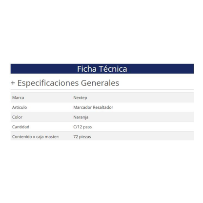 Resaltador  Nextep NE-079J