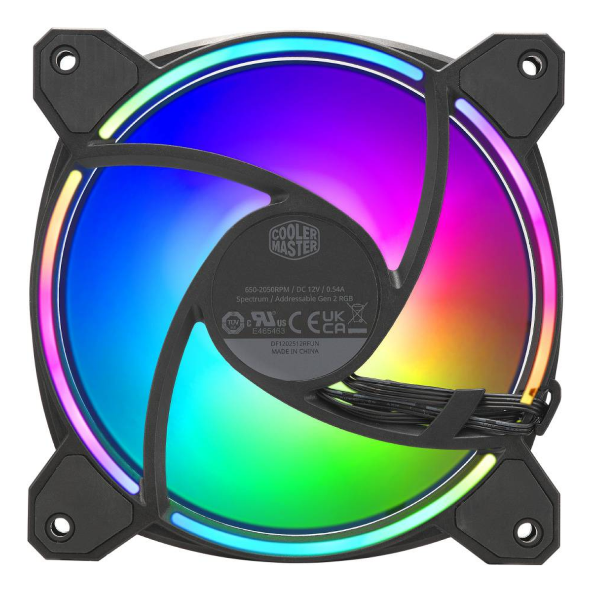 Ventilador Cooler Master MFL-B2DN-213P2-R2 negro, 27 dBA y 2050 RPM