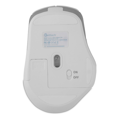 Mouse Gaming GETTTECH GGM-STDBW-01-WH Inalámbrico SENSOR 725F 7200 DPI RGB Blanco