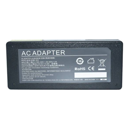 Cargador para Laptop GENERICO Adaptador de Corriente 65W 18.5V-3.5A