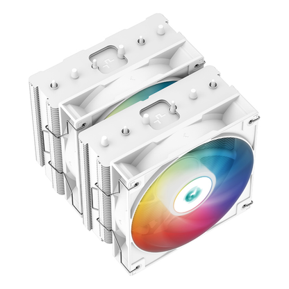 Disipador DeepCool AG620 Wh ARGB (R-AG620-WHANMN-G-2)