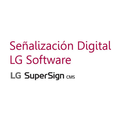 Señalizacion Digital Software SuperSign CM LG LWSMB