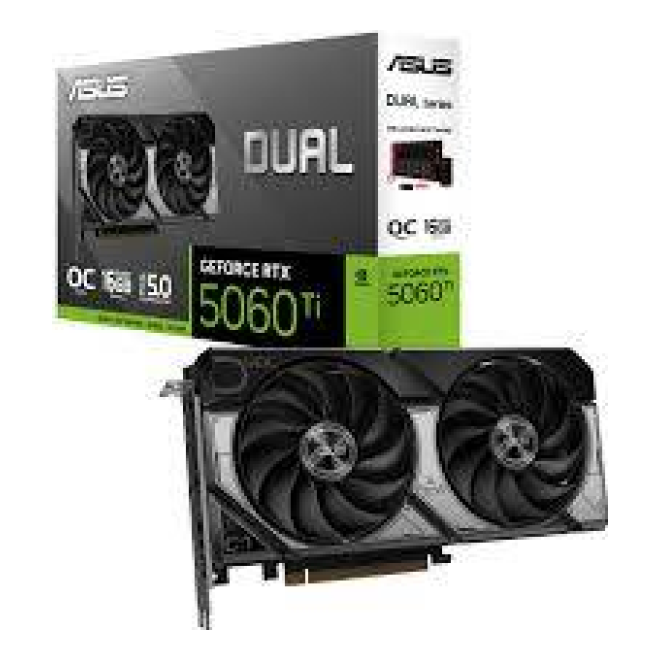 Tarjeta de video ASUS DUAL-RTX5060TI-O16G
