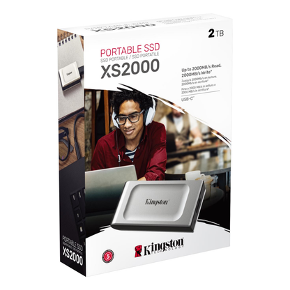 SSD Externo Kingston Technology XS2000 2 TB 2000/2000 MB/s (SXS2000/2000G)