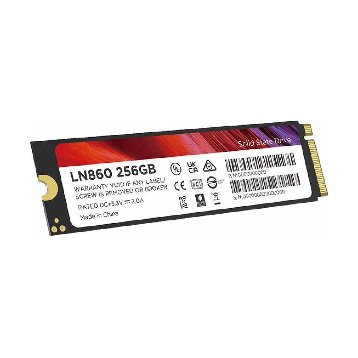 SSD Lenovo LN860 256 GB hasta 3500 MB/s (5SD1N53084)