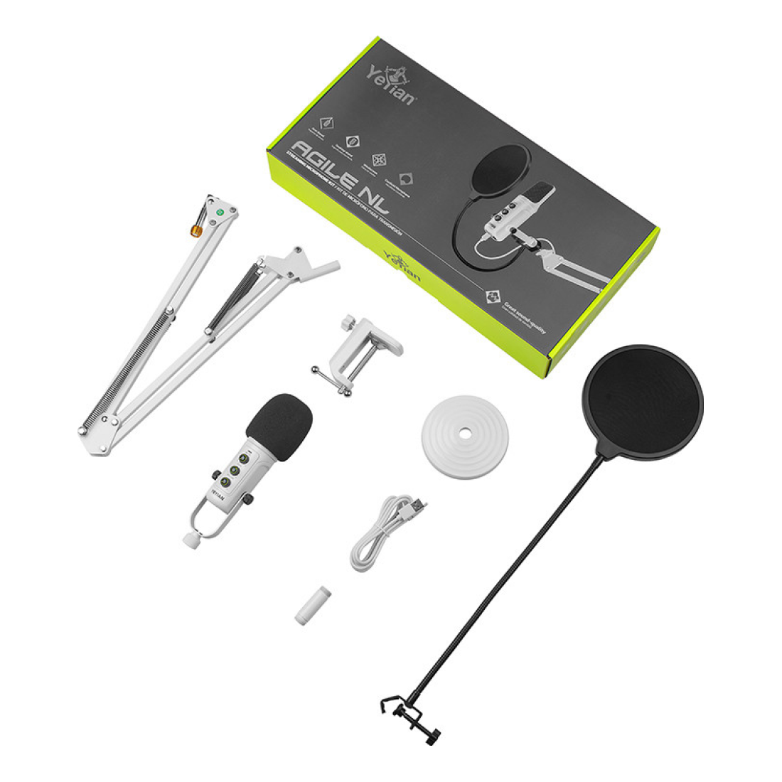 Micrófono Condensador Kit para Streaming Yeyian YSA-UCHQ-02