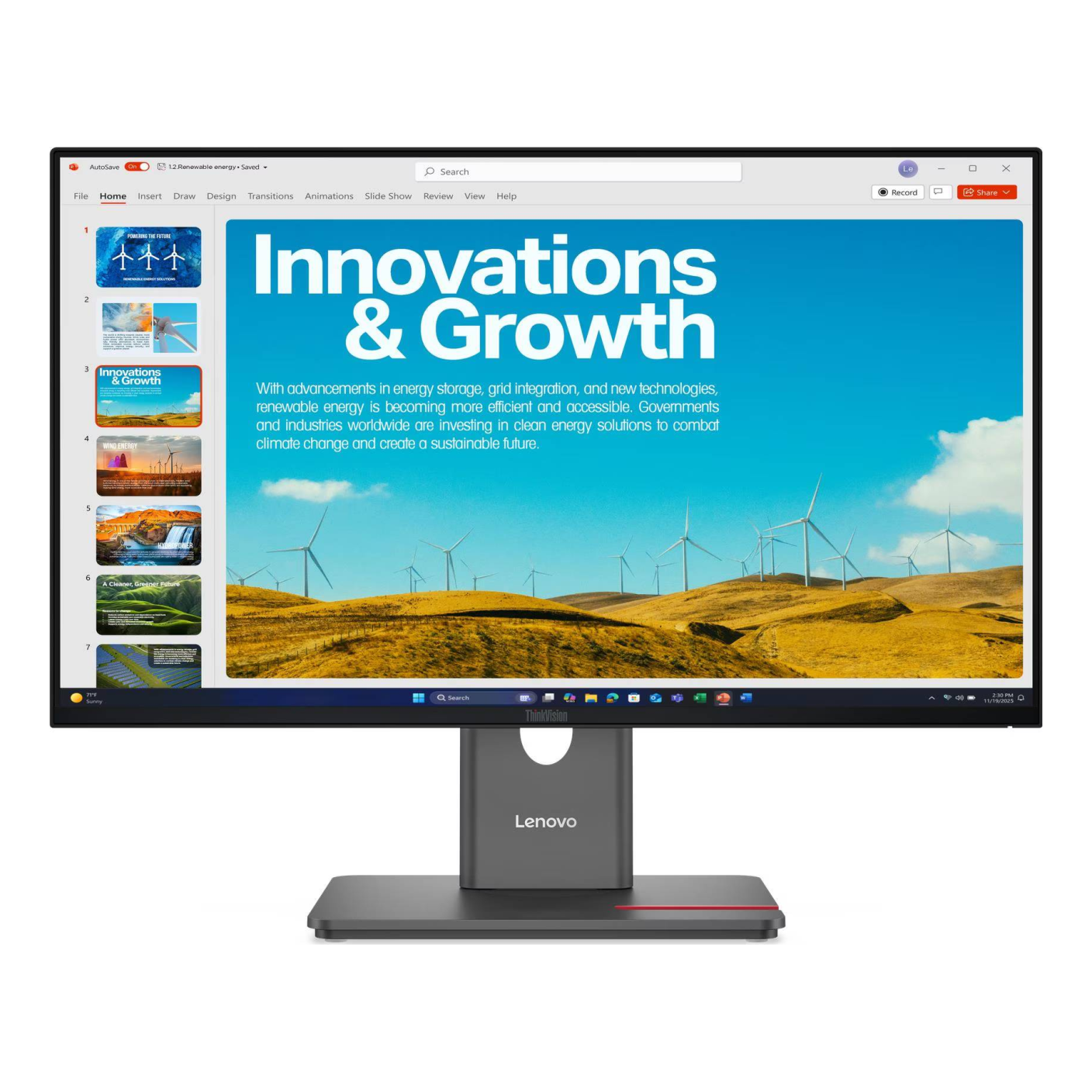 Monitor LENOVO 64B1GAR1LA