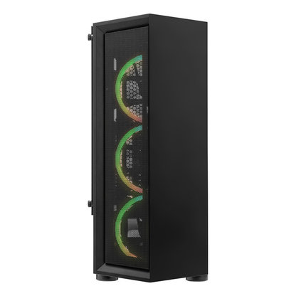 Gabinete Gaming Yeyian VENTLE MASTER 3 Ventiladores Negro (YCH-ATAB-01BK)