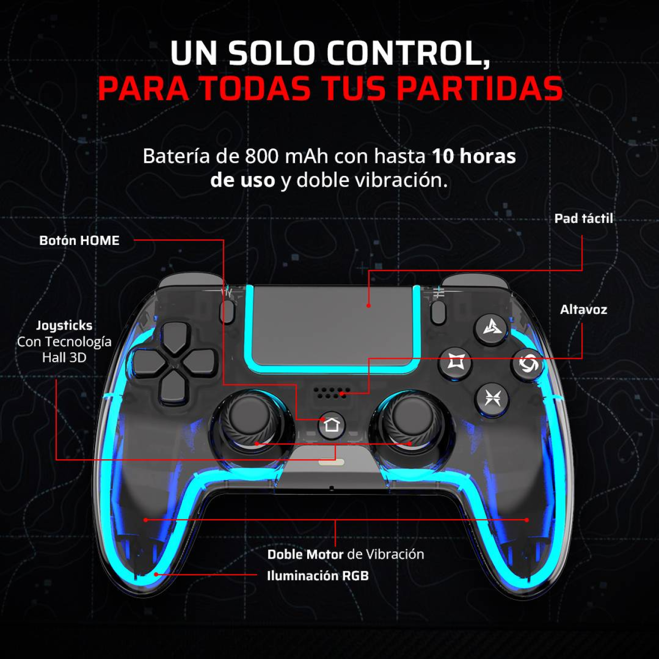 Controles Gaming Balam Rush KONTROL LUCID G690
