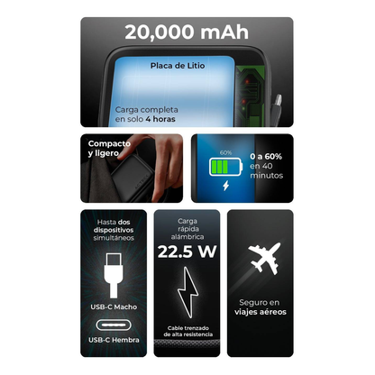 Power banks ACTECK ENERGON GO PLUG MAX PG80