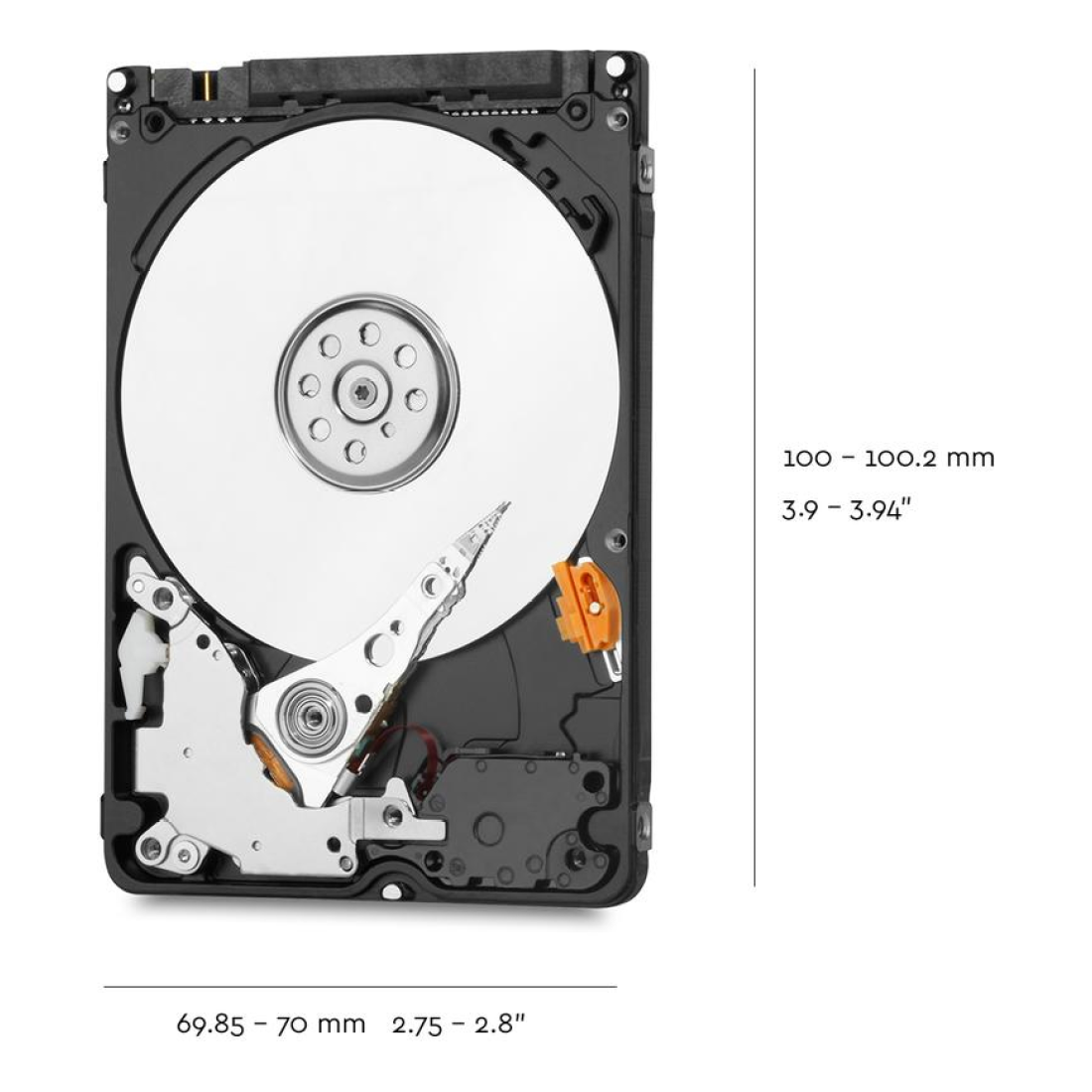 Disco Duro Western Digital Blue 2 TB SATA 5400 rpm (WD20SPZX)