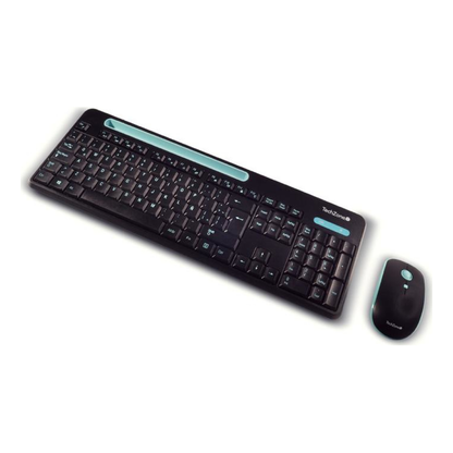 Kit de Teclado y Mouse Inalámbrico TECHZONE TZ20COMB02-INA