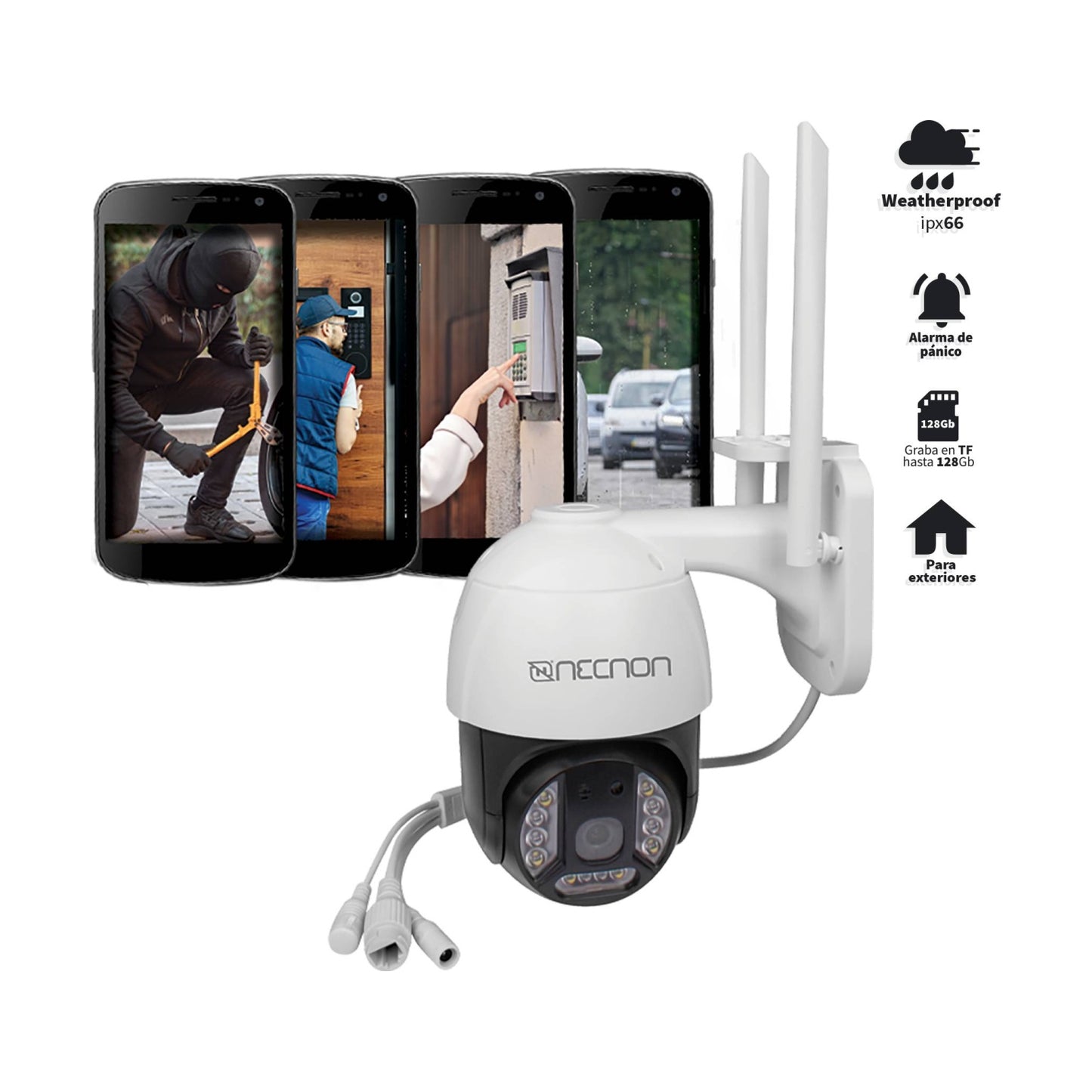 Cámara IP NECNON NBCS3E122M