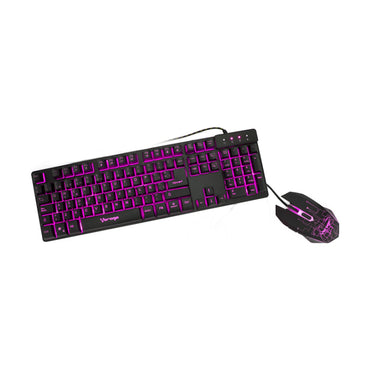 Kit de Teclado y Mouse Gaming VORAGO KM-500