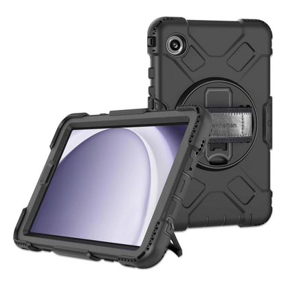 Funda para Tablet MANHATTAN para Samsung Galaxy Tab A9 de Uso Rudo con Correa de 8.7 pulgadas (996525)