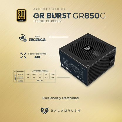 Fuente de poder Balam Rush GR850G