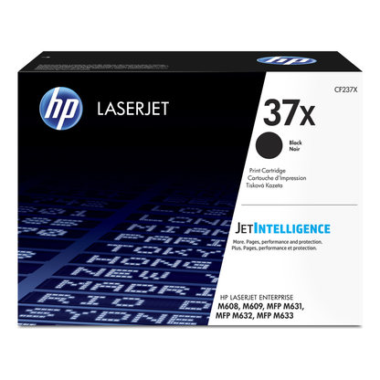 Tóner HP Original 37X Negro – Para LaserJet Pro M501, LaserJet Enterprise M506, LaserJet Enterprise MFP M527 (CF237X)