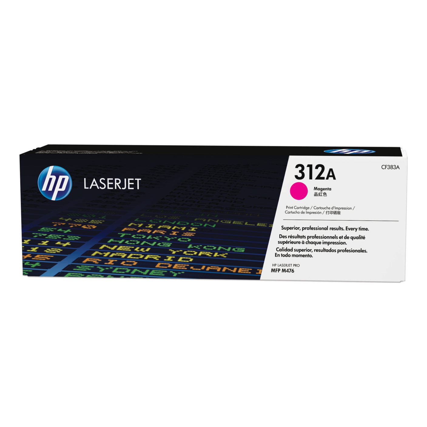 Tóner HP Original 312A Magenta – Para LaserJet Pro M476, Color LaserJet Pro MFP M476, LaserJet Pro M476 (CF383A)
