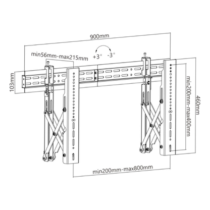 Soporte para Videowall OVALTECH OVW-3770