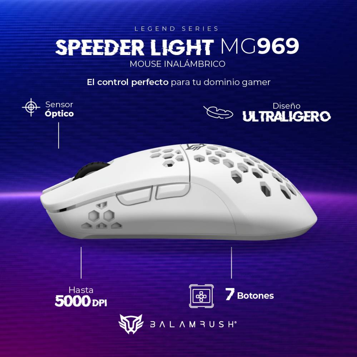 Mouse Gamer Balam Rush MG969