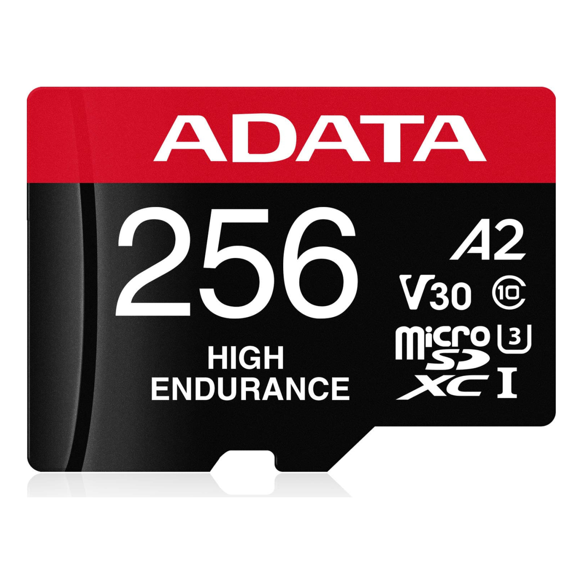 Tarjeta de Memoria microSDXC ADATA High Endurance 256 GB UHS-I U3 (AUSDX256GUI3V30SHA2-RA1)