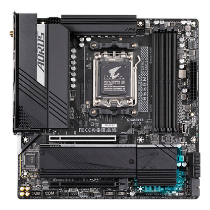 Motherboard Gaming Gigabyte B650M AORUS ELITE AX Socket AM5 Micro-ATX DDR5 Wi-Fi 6E