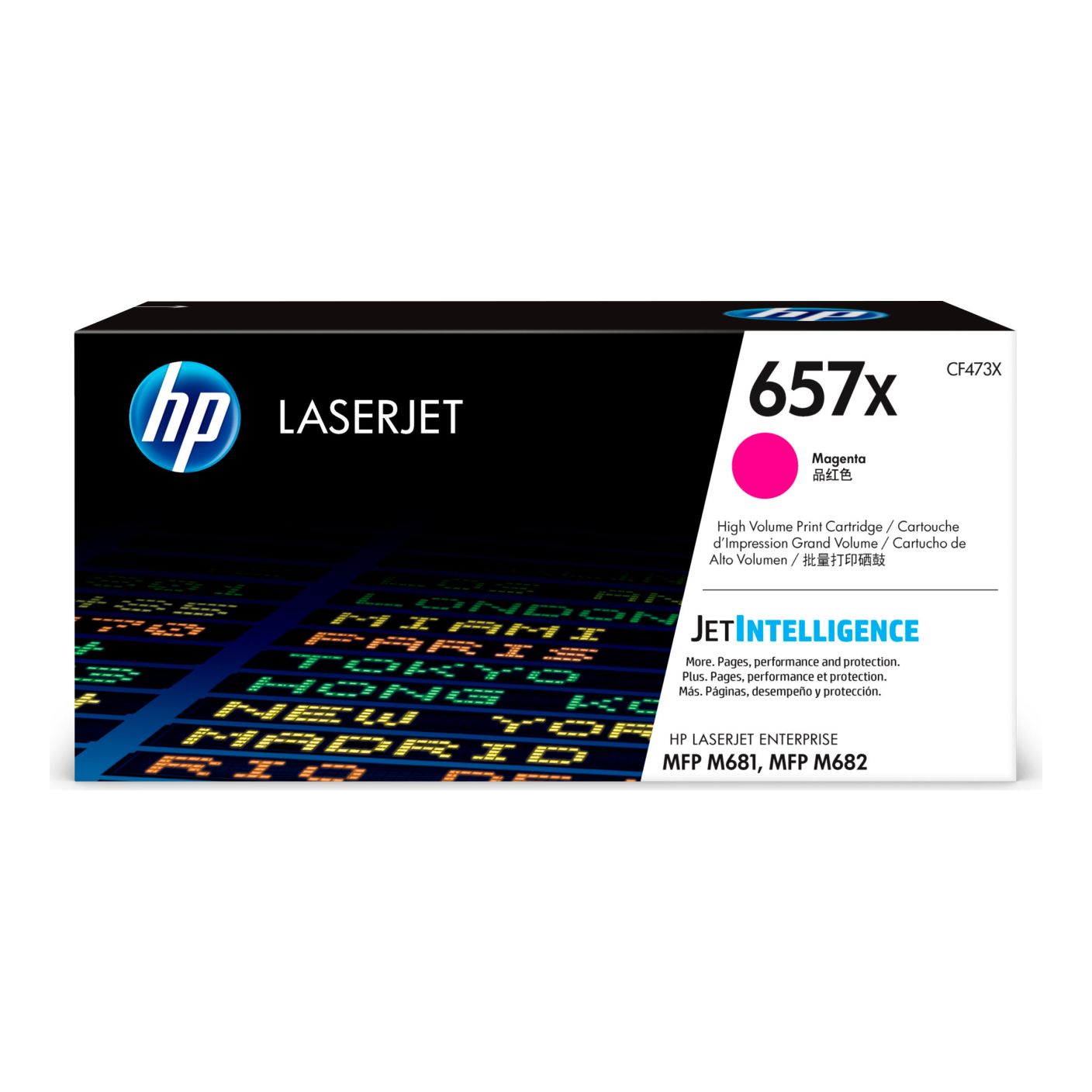 Tóner HP Original 657X Magenta – Para LaserJet Pro M452, Color LaserJet Pro MFP M477, LaserJet Pro MFP M377 (CF473X)
