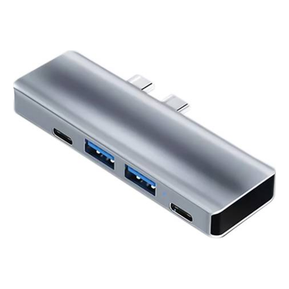 Docking Station URBAN BALANCE UB52 5 en 1 Ubp Hub Adaptador con 5 Entradas USB-A y Tipo C Carga Máxima PD