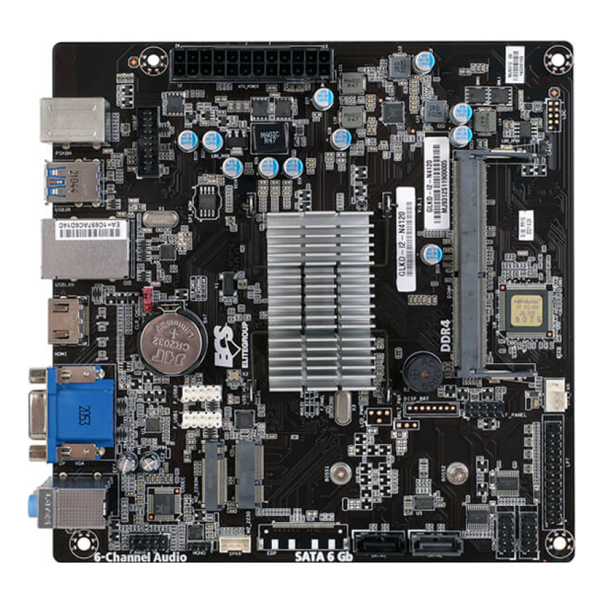 Motherboard ECS GLKD-I2-N4020 Mini-ITX DDR4 Wi-Fi