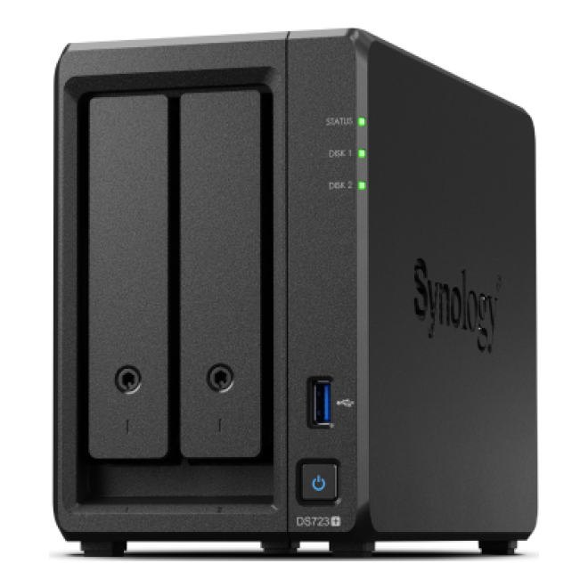 Servidor NAS SYNOLOGY DiskStation DS723+ de 2 Bahías