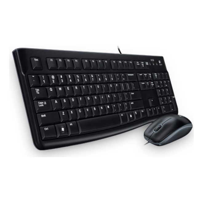 Kit de Teclado y Mouse LOGITECH Media Combo MK120